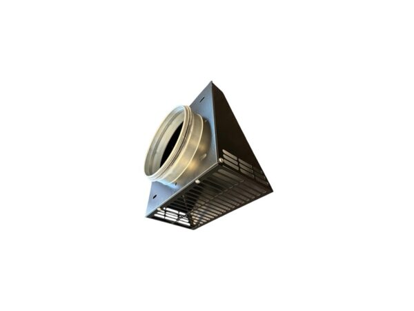 KAPPETES – Inntak/avkastkappe 125–250 mm Sort